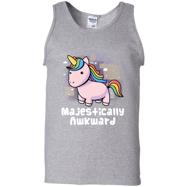 T-Shirts Sport Grey / S Majestically Awkward Men's Tank Top