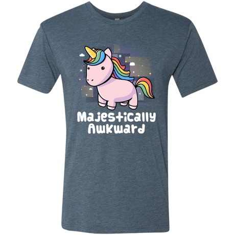 T-Shirts Indigo / S Majestically Awkward Men's Triblend T-Shirt
