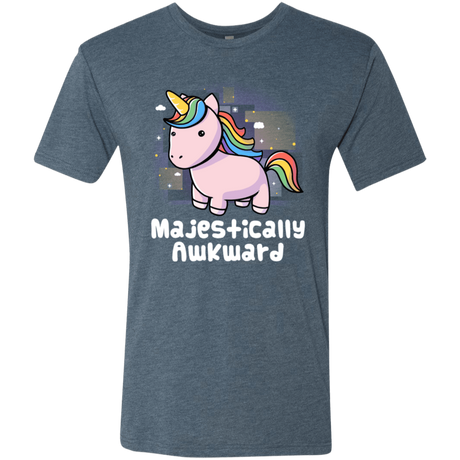 T-Shirts Indigo / S Majestically Awkward Men's Triblend T-Shirt