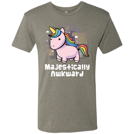 T-Shirts Venetian Grey / S Majestically Awkward Men's Triblend T-Shirt