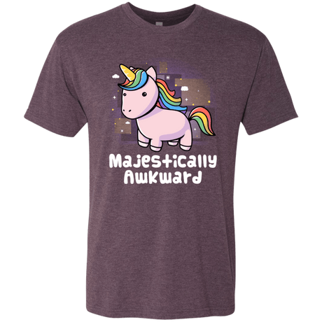 T-Shirts Vintage Purple / S Majestically Awkward Men's Triblend T-Shirt