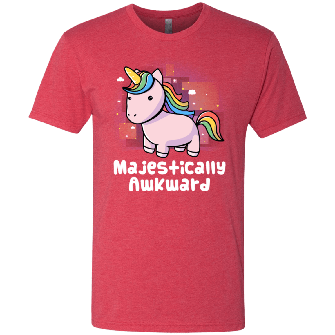 T-Shirts Vintage Red / S Majestically Awkward Men's Triblend T-Shirt