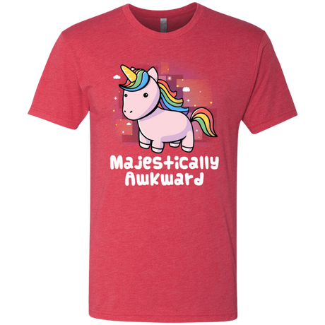 T-Shirts Vintage Red / S Majestically Awkward Men's Triblend T-Shirt