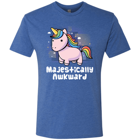 T-Shirts Vintage Royal / S Majestically Awkward Men's Triblend T-Shirt