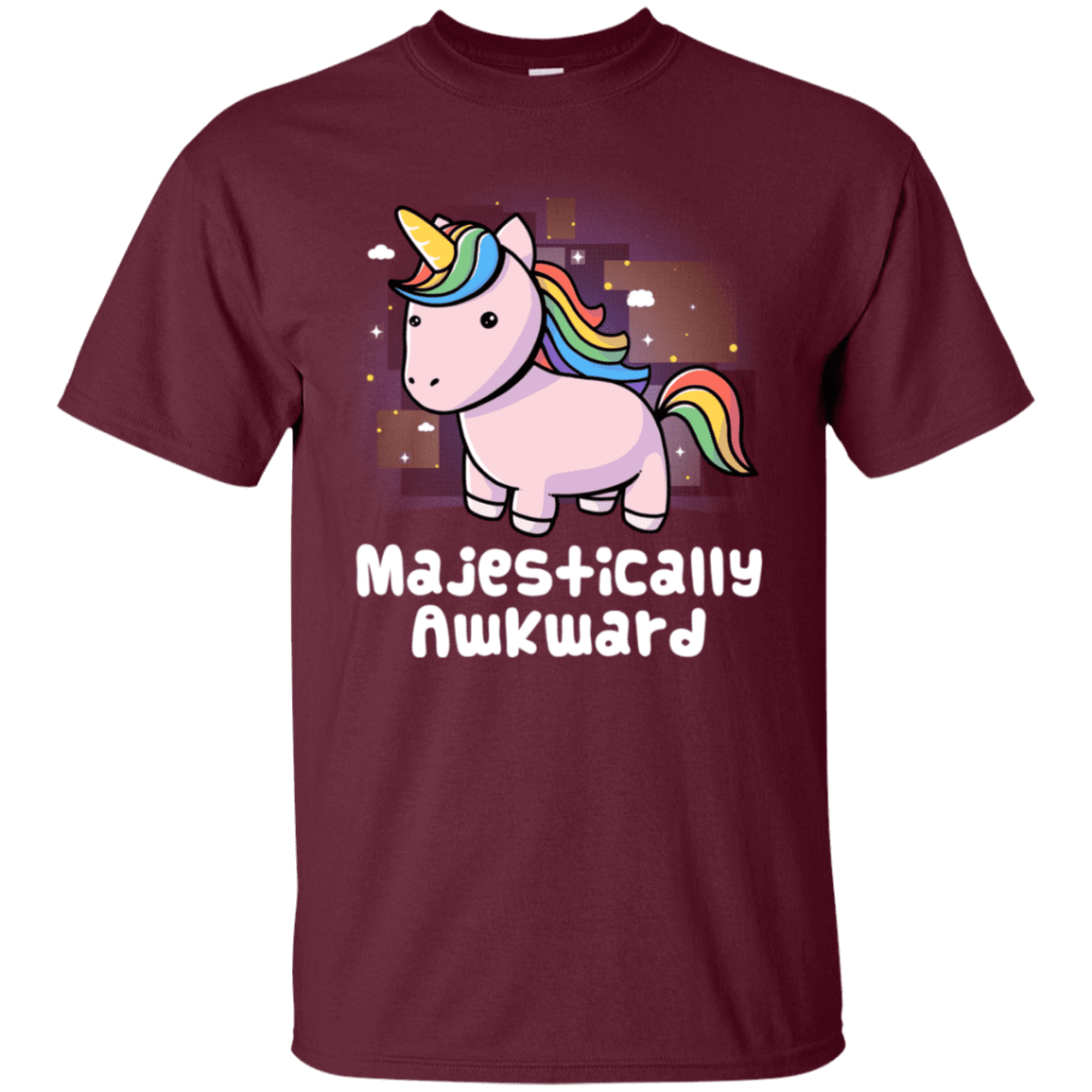 T-Shirts Maroon / S Majestically Awkward T-Shirt