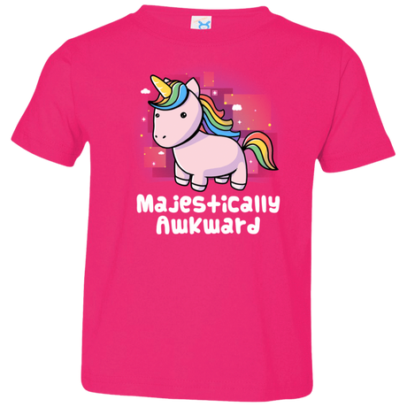 T-Shirts Hot Pink / 2T Majestically Awkward Toddler Premium T-Shirt