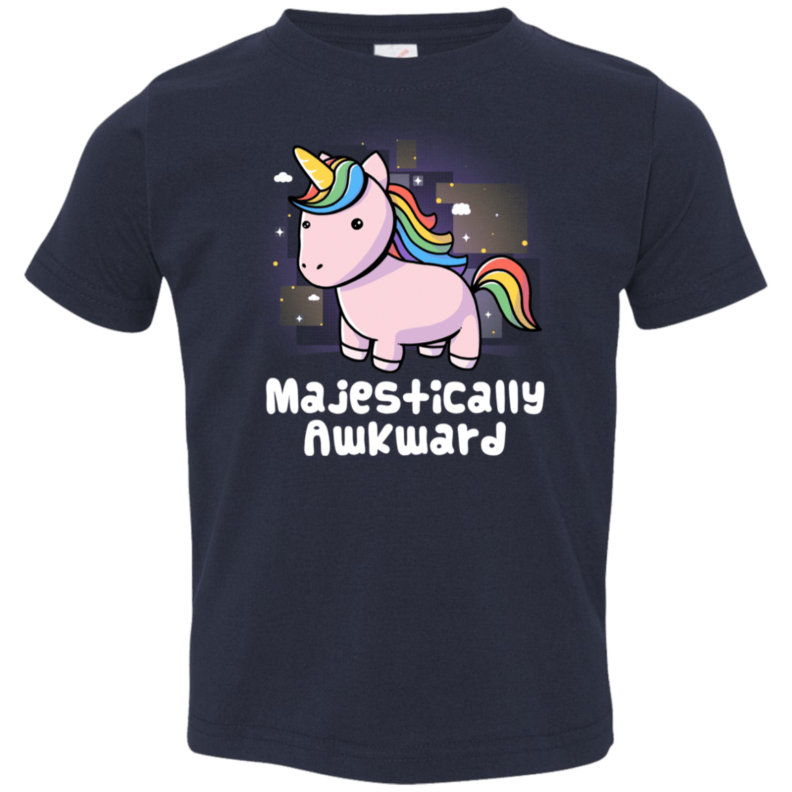 T-Shirts Navy / 2T Majestically Awkward Toddler Premium T-Shirt