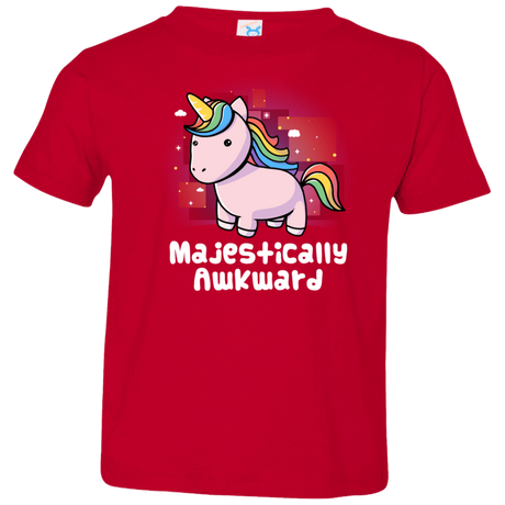 T-Shirts Red / 2T Majestically Awkward Toddler Premium T-Shirt