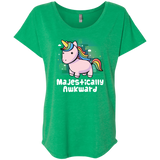 T-Shirts Envy / X-Small Majestically Awkward Triblend Dolman Sleeve