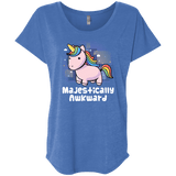 T-Shirts Vintage Royal / X-Small Majestically Awkward Triblend Dolman Sleeve