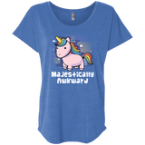 T-Shirts Vintage Royal / X-Small Majestically Awkward Triblend Dolman Sleeve