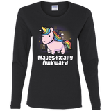 T-Shirts Black / S Majestically Awkward Women's Long Sleeve T-Shirt