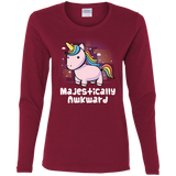 T-Shirts Cardinal / S Majestically Awkward Women's Long Sleeve T-Shirt