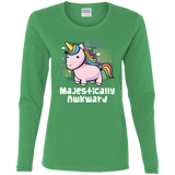 T-Shirts Irish Green / S Majestically Awkward Women's Long Sleeve T-Shirt