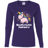 T-Shirts Purple / S Majestically Awkward Women's Long Sleeve T-Shirt