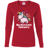 T-Shirts Red / S Majestically Awkward Women's Long Sleeve T-Shirt