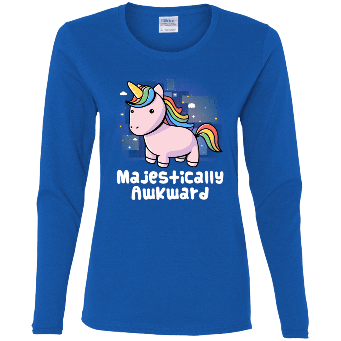 T-Shirts Royal / S Majestically Awkward Women's Long Sleeve T-Shirt