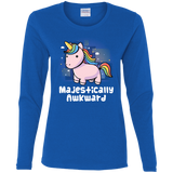 T-Shirts Royal / S Majestically Awkward Women's Long Sleeve T-Shirt