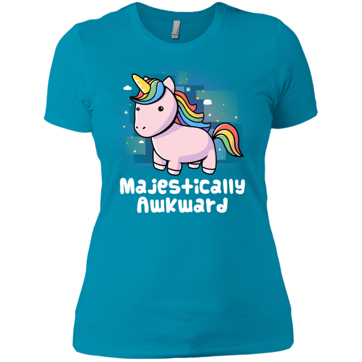 T-Shirts Turquoise / X-Small Majestically Awkward Women's Premium T-Shirt