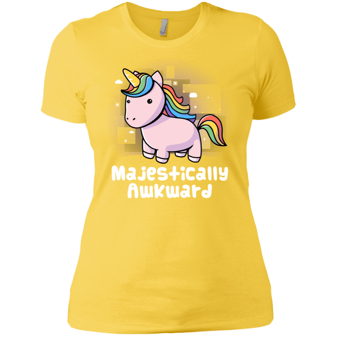 T-Shirts Vibrant Yellow / X-Small Majestically Awkward Women's Premium T-Shirt