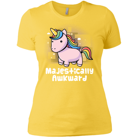 T-Shirts Vibrant Yellow / X-Small Majestically Awkward Women's Premium T-Shirt
