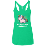 T-Shirts Envy / X-Small Majestically Awkward Women's Triblend Racerback Tank