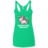 T-Shirts Envy / X-Small Majestically Awkward Women's Triblend Racerback Tank