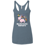 T-Shirts Indigo / X-Small Majestically Awkward Women's Triblend Racerback Tank