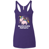 T-Shirts Purple Rush / X-Small Majestically Awkward Women's Triblend Racerback Tank