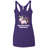 T-Shirts Purple Rush / X-Small Majestically Awkward Women's Triblend Racerback Tank