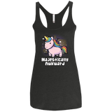 T-Shirts Vintage Black / X-Small Majestically Awkward Women's Triblend Racerback Tank