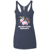 T-Shirts Vintage Navy / X-Small Majestically Awkward Women's Triblend Racerback Tank