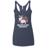 T-Shirts Vintage Navy / X-Small Majestically Awkward Women's Triblend Racerback Tank