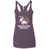 T-Shirts Vintage Purple / X-Small Majestically Awkward Women's Triblend Racerback Tank