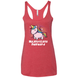 T-Shirts Vintage Red / X-Small Majestically Awkward Women's Triblend Racerback Tank