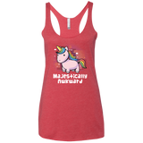 T-Shirts Vintage Red / X-Small Majestically Awkward Women's Triblend Racerback Tank