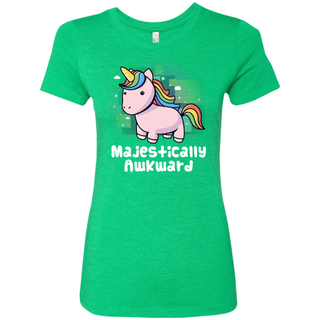 T-Shirts Envy / S Majestically Awkward Women's Triblend T-Shirt