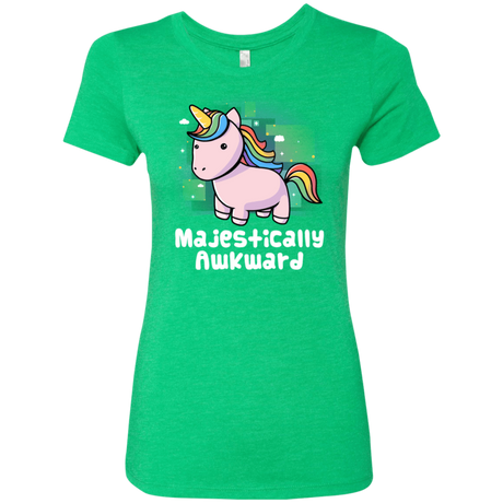 T-Shirts Envy / S Majestically Awkward Women's Triblend T-Shirt
