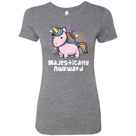 T-Shirts Premium Heather / S Majestically Awkward Women's Triblend T-Shirt