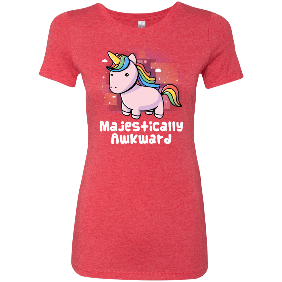 T-Shirts Vintage Red / S Majestically Awkward Women's Triblend T-Shirt