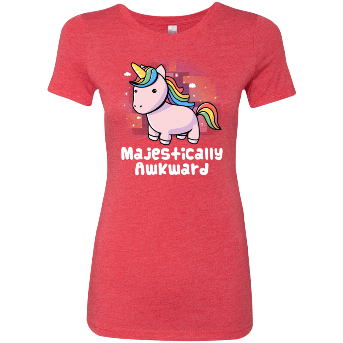T-Shirts Vintage Red / S Majestically Awkward Women's Triblend T-Shirt