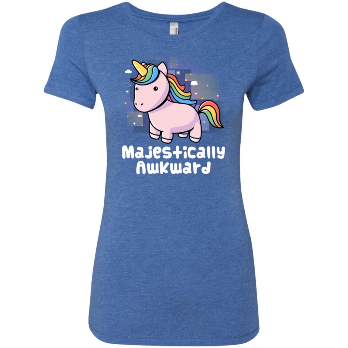 T-Shirts Vintage Royal / S Majestically Awkward Women's Triblend T-Shirt