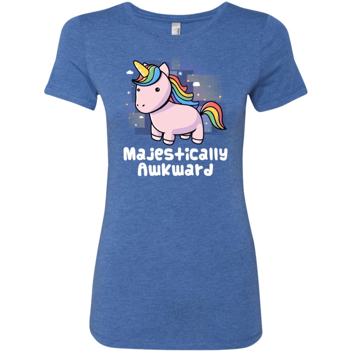 T-Shirts Vintage Royal / S Majestically Awkward Women's Triblend T-Shirt