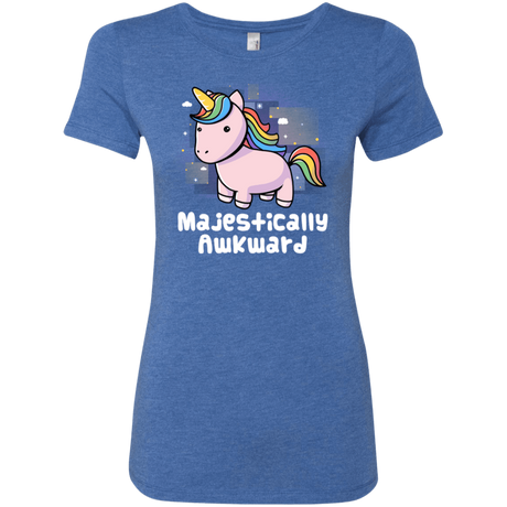 T-Shirts Vintage Royal / S Majestically Awkward Women's Triblend T-Shirt