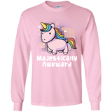 T-Shirts Light Pink / YS Majestically Awkward Youth Long Sleeve T-Shirt