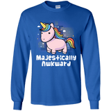 T-Shirts Royal / YS Majestically Awkward Youth Long Sleeve T-Shirt