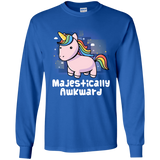 T-Shirts Royal / YS Majestically Awkward Youth Long Sleeve T-Shirt