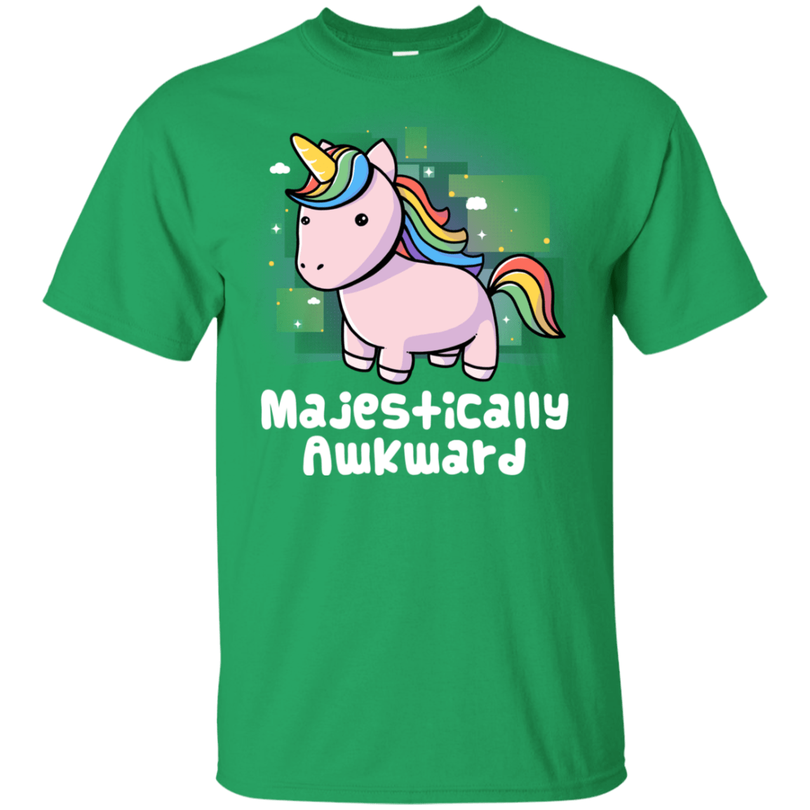 T-Shirts Irish Green / YXS Majestically Awkward Youth T-Shirt