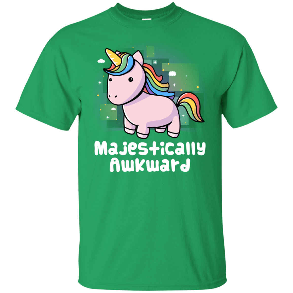 T-Shirts Irish Green / YXS Majestically Awkward Youth T-Shirt