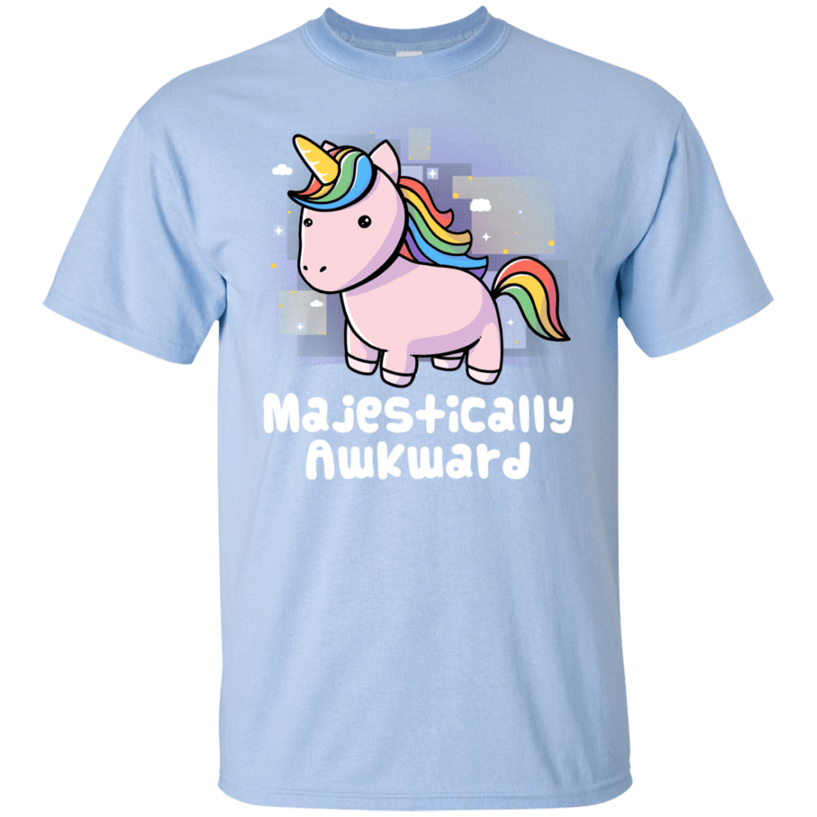 T-Shirts Light Blue / YXS Majestically Awkward Youth T-Shirt